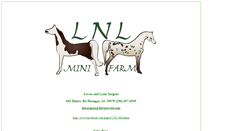 Desktop Screenshot of lnlminifarm.com