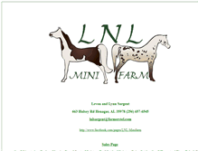 Tablet Screenshot of lnlminifarm.com
